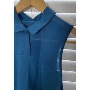 NEW Women's Small NIKE Flex Sleeveless Golf Polo Shirt Dark Teal AV3672-301